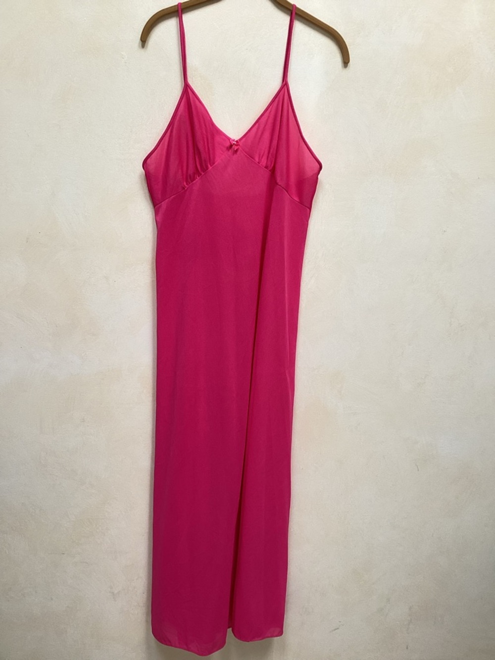 Vintage 100% Nylon Pink Nightgown Negligee